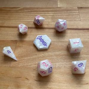 Opalescence, 8pc Polyhedral Dice Set